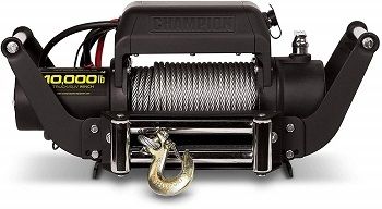 Champion 10,000-lb. TruckSUV Winch Kit with Speed Mount and Remote Control