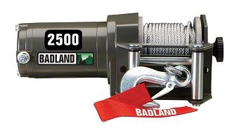 Badland 2500 Lbs Electric ATVUtility Winch With Wireless Remote Control