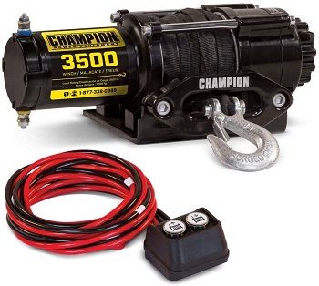 Champion 3500-lb Synthetic Rope Winch review
